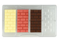 Moule pour Chocolat "Briques"4 pcs Decora