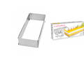 Cadre pâtissier rectangle extensible inox ScrapCooking
