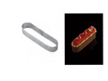 MOULE ACIER INOXYDABLE MICRO PERFORÉS 125 X 30 X 20H MM - CROSTATE ECLAIR
