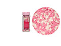 FunCakes "Paillettes coeurs blanc rose" 60gr