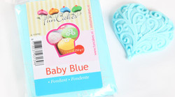 Funcakes pâte à sucre "Baby blue" 250 gr