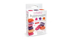 Scrapcooking colorant prof "rose, violet, orange" 3 pièces