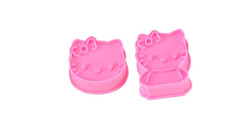 set d'Emporte-pièce "Hello kitty" 2 pièces
