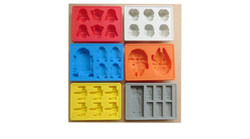 set de 6 moules silicone "star wars"
