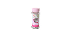 perles en sucre "Metallic silver mini" 80g 4 mm FunCakes