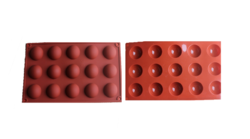 moule silicone demi-sphère 3.8 cm