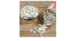 FunCakes "Paillettes Noël argentées"180g