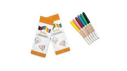 set de feutres alimentaires 6 couleurs decora