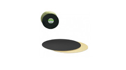 Plateau à gâteau doré/noir 24 cm decora 1x
