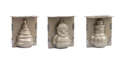 Moule "père Noël" 3D decora