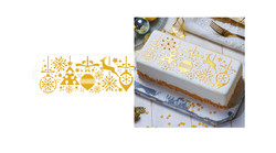 Pochoir "noël "28x10 cm Decora