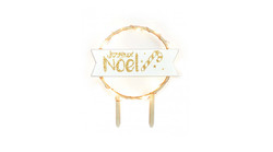 Cake topper led Joyeux Noël scrapcooking