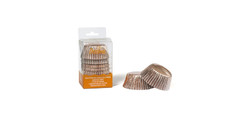 caissette à cupcake rose gold 60pcs 50x32mm decora