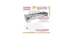 Moule bûche inox XXL