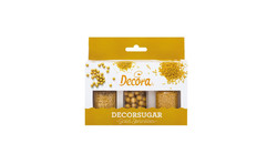 Mix décorations dorées 85 G Decora